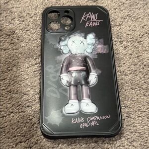 Kaws iPhone 12 Pro Max Black Phone Case